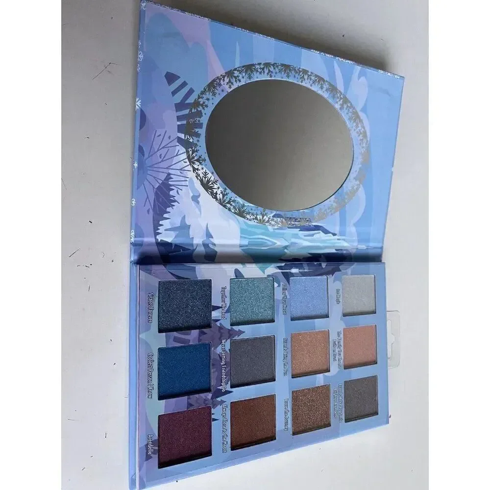 DISNEY FROZEN Queen ELSA  12‎ Color EyeShadow Palette With Mirror NEW